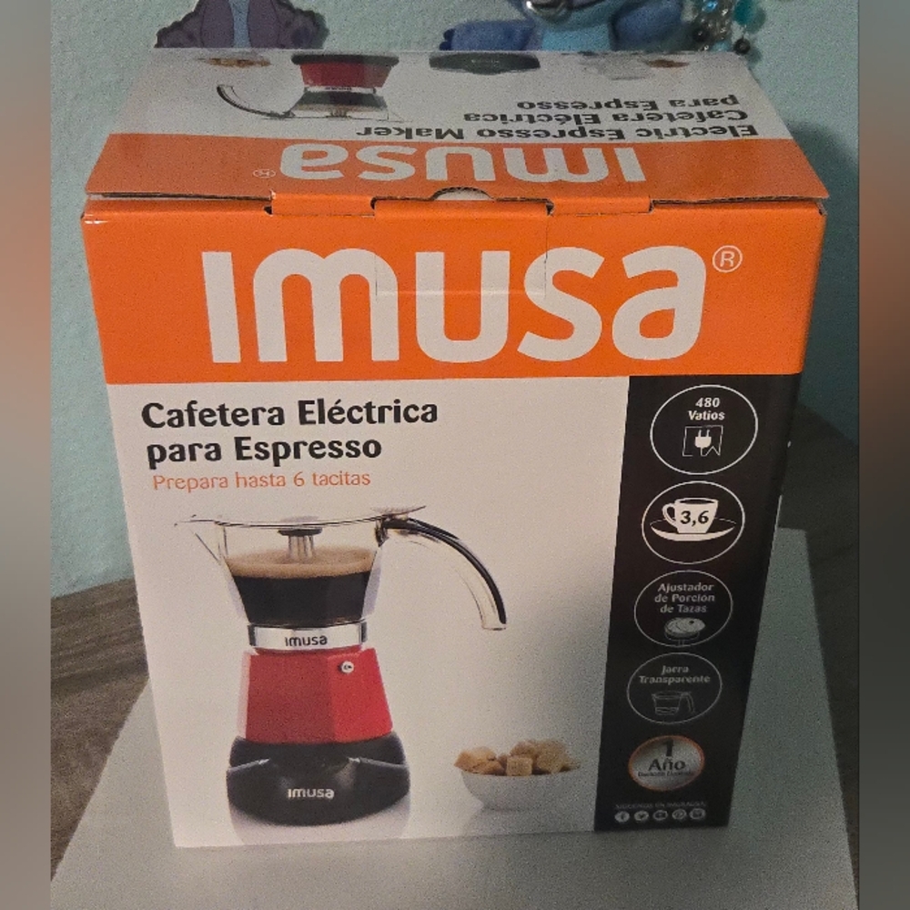 Imusa Red Electric Espresso Maker